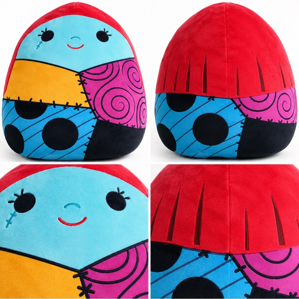 Source Unknown Patchwork Plush Doll - Red, Blue, Pink, Yellow, Black